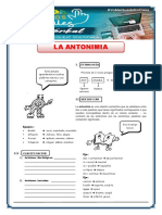 La antonimia: relación entre palabras de significado opuesto