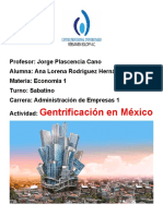 La Gentrificación en México y Sus Implicaciones