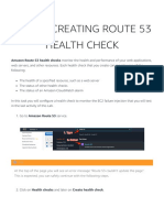 Task 8 - Creating Route 53 Health Check - Welcome To STP Containers On AWS - Labs