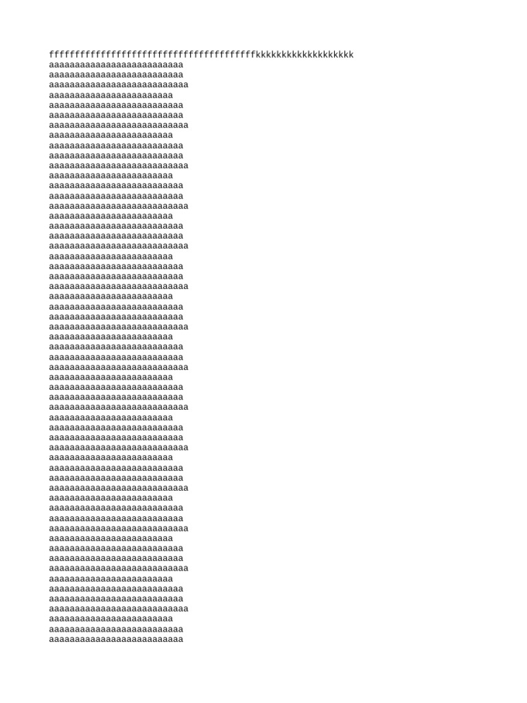 Document with Repeated Characters | PDF | Language Arts & Discipline ...