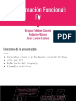 Programación Funcional F# Lenguaje