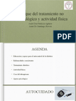 Educación, dieta y ejercicio para diabetes