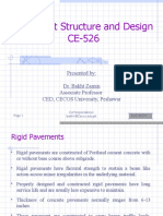 Lect. No. 9 Rigid Pavement Design