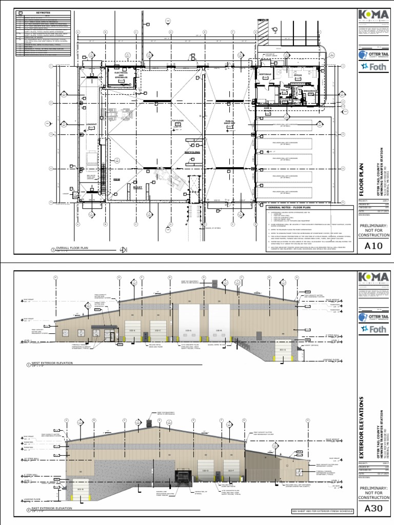 Otter Tail County, Henning Transfer Station Designs, FOTH Engineering