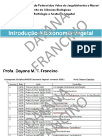 Aula 1 - Introdução A Taxonomia