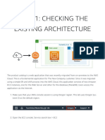 Task 1 - Checking The Existing Architecture - Welcome To STP Containers On AWS - Labs