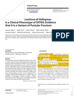 Acrodermatitis Continua of Hallopeau Is A Clinical Phenotype of DITRA: Evidence That It Is A Variant of Pustular Psoriasis