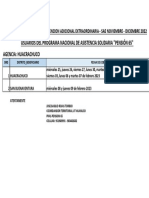 Cronograma Agencias Subvención Adicional Extraordinaria SAE NOV-DIC2022 AGENCIA HUACRACHUCO PDF