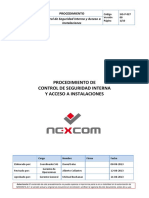 SIG-P-011 Procedimiento de Bloqueo y Señalización