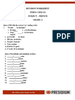 Grade 4 French WS - 5