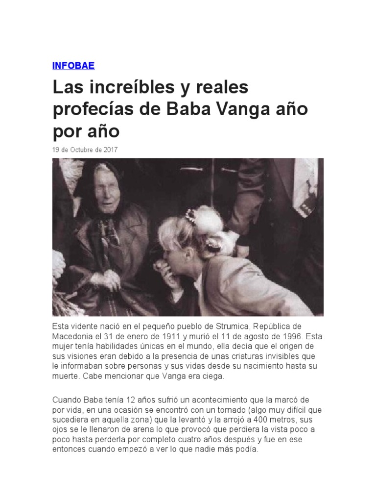 Baba Vanga PDF