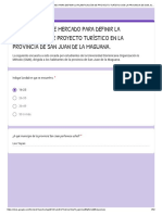 INVESTIGACIÓN DE MERCADO PARA DEFINIR LA PLANIFICACIÓN DE PROYECTO TURÍSTICO EN LA PROVINCIA DE SAN JUAN DE LA MAGUANA. - Formularios de Google