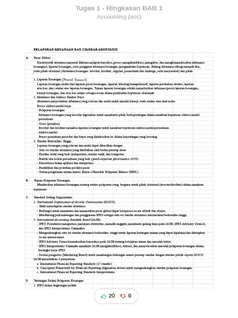 Akuntansi dan Pelaporan Keuangan Global | PDF | Pengelolaan Keuangan & Uang