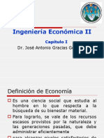 Ingeniería Económica II Capítulo I Definición Economía Costos Oportunidad