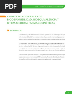 Bioequivalencia: CONCEPTOS - GENERALES