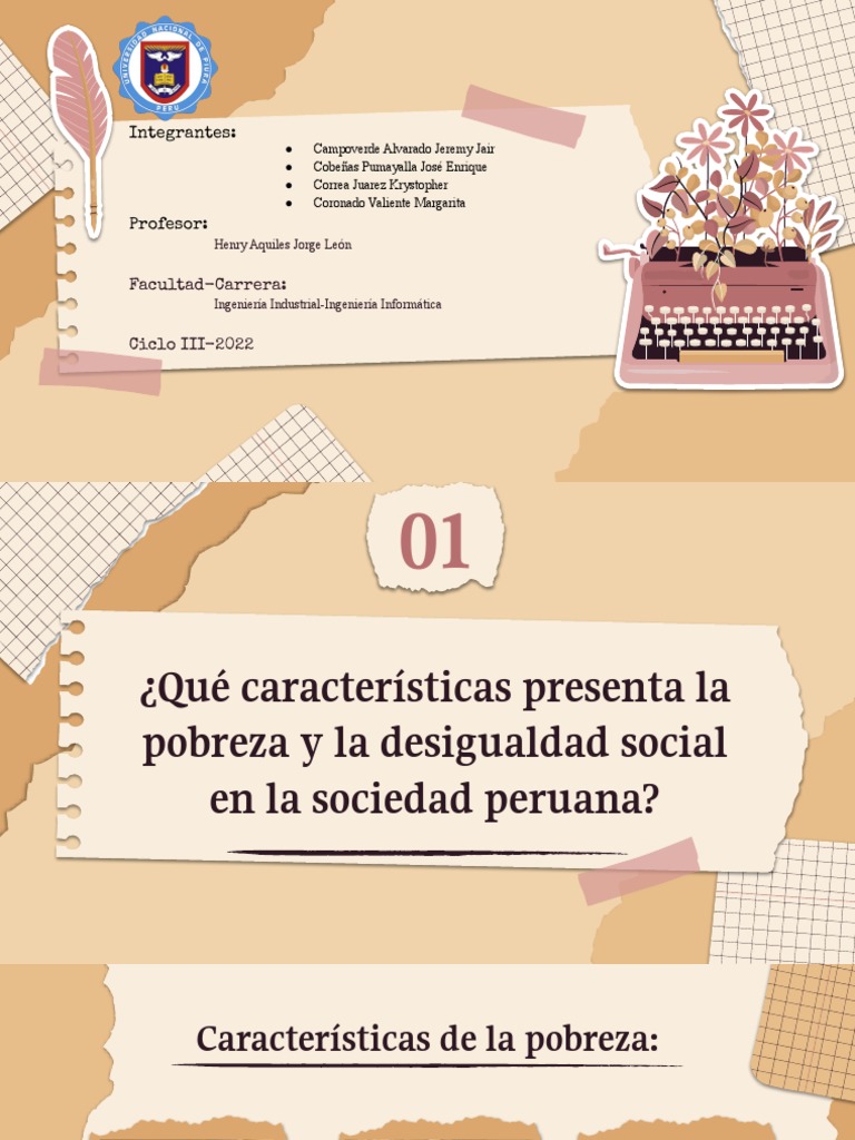 Pobreza y Desigualdad en Perú: Análisis Social | PDF
