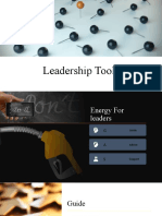 Leadership Tools Guide for Energy, Advice & Support