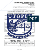 Master Copy Utopia LMT 2022 - Ut 0121 - Poli