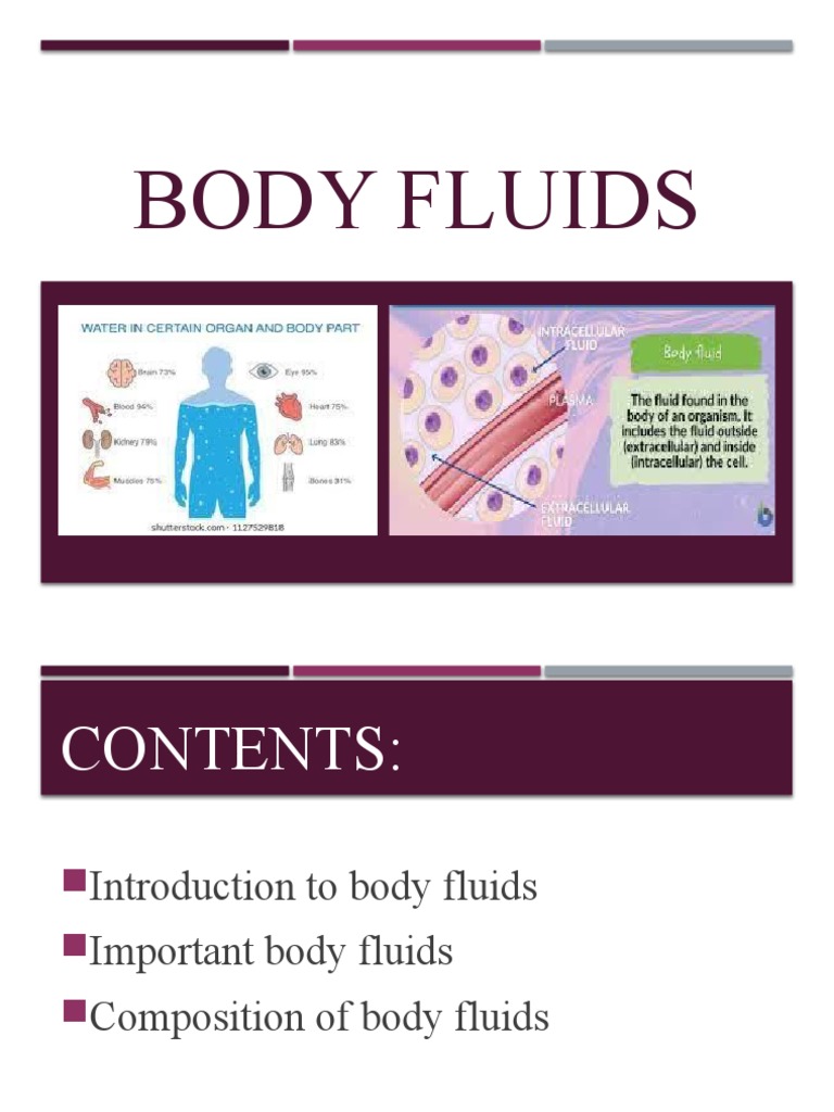 Body Fluids PDF