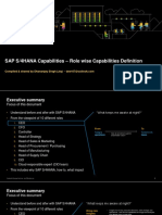 SAP S4HANA Capabilities - Roles