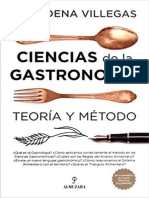 Ciencias de la Gastronomía (Spanish Edition) by Almudena Villegas Becerril
