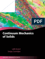 (Oxford Graduate Texts) Lallit Anand, Sanjay Govindjee - Continuum Mechanics of Solids-Oxford University Press (2020)