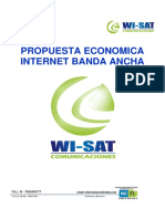 Propuesta Economica WISAT2013