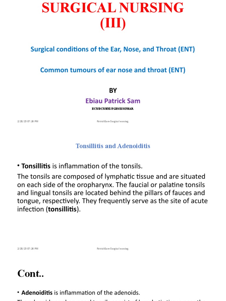 Surgical Nursing (III) PDF Allergy Inflammation