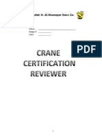 Aramco Crane Certification Reviewer