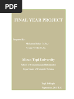 Final Year Project Sample Module