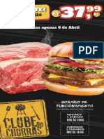 Picanha importada R$ 57,99 kg Frigomerc