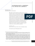 Historia, Antropología E Imperio Español en El Museo de América (1940-1965)