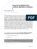 Investigaci-N-De-La-Eae KAS - CR Efectos de La Digitalización Inteligencia Artificial Big Data e Industria 40 en PYME