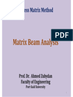 Stiffness Matrix (Beam)