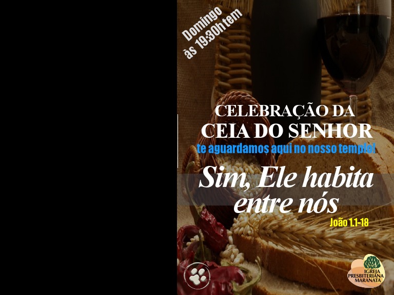 Celebração da Ceia do Senhor | PDF