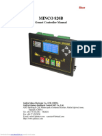 Minco 820B Genset Controller Manual