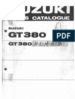 Suzuki GT380 Parts Catalog