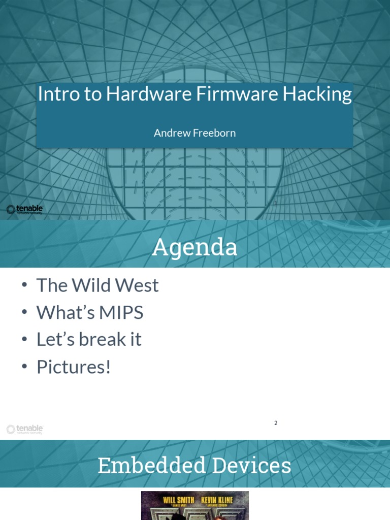 Intro To Hardware Firmware Hacking PDF Kernel (Operating System) Embedded System