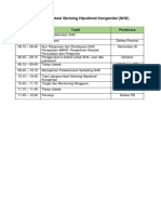 Jadwal Orientasi Skrining Hipotiroid Kongenital - Ok