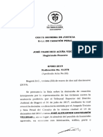 SP083-2019 (51378) - TESTIMONIO Su Valoración Probatoria