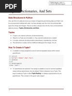 Python Notes 11 Dictionary Tuples and Sets 1664121924