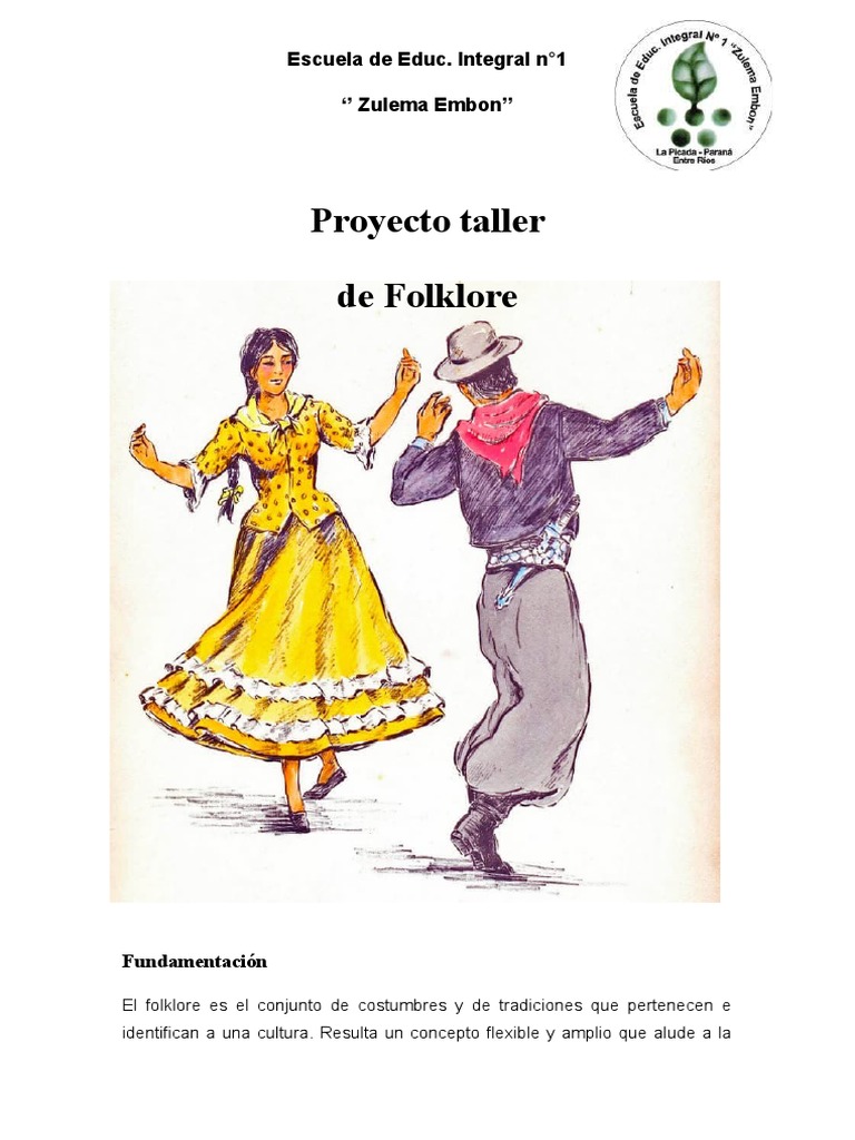 Dibujo y Vestimenta de la Chacarera | PDF | Folklore | Las artes escénicas