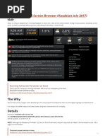 Raspberry Pi Full Screen Browser (Raspbian July 2017) Gordon Turner