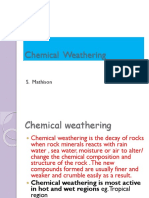 Grade 10 Chemical Weathering