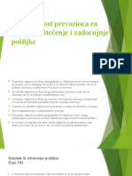 Kopija Datoteke Odgovornost Prevozioca Za Gubitak Oštećenje I Zadocnjnje Pošiljke