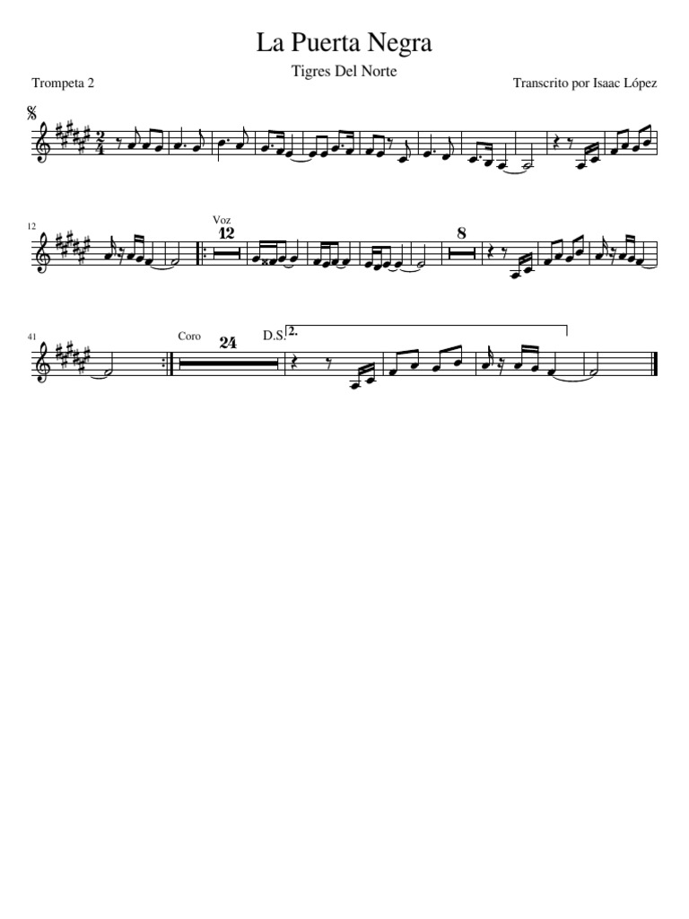 La Puerta Negra Trumpet2 PDF
