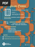 Planos de Encontro Eixo 1 Jovem Cristao