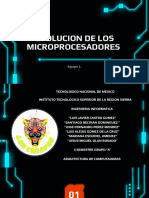 Evolución microprocesadores desde 1971