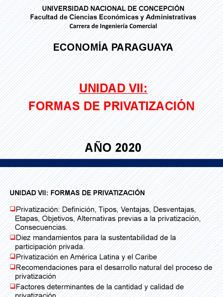 Ep Vii - 2020 | PDF | Privatización | Empresa de propiedad estatal