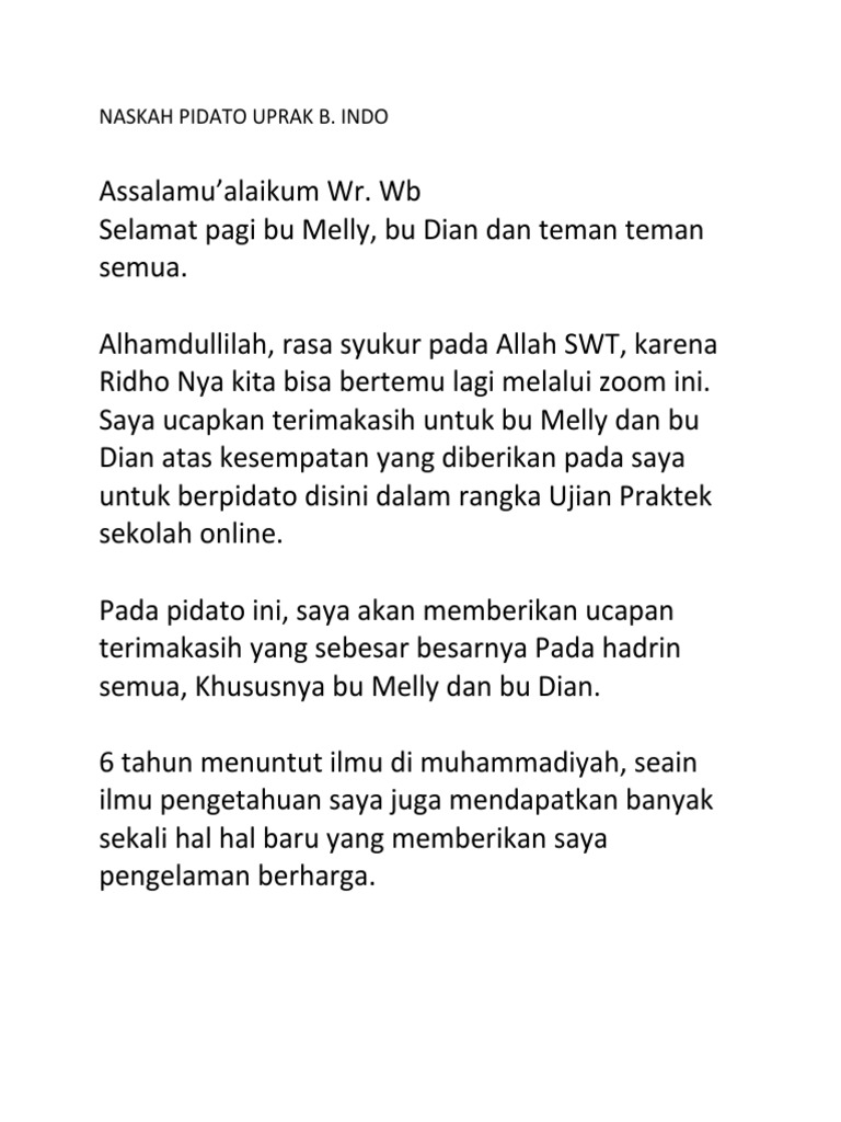 Ucapan Terima Kasih Kepada Guru Atas Bimbingan dan Pengalaman Berharga